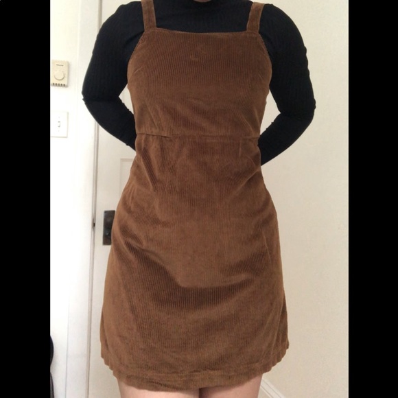 America Eagle Brown Corduroy Dress - Picture 2 of 7